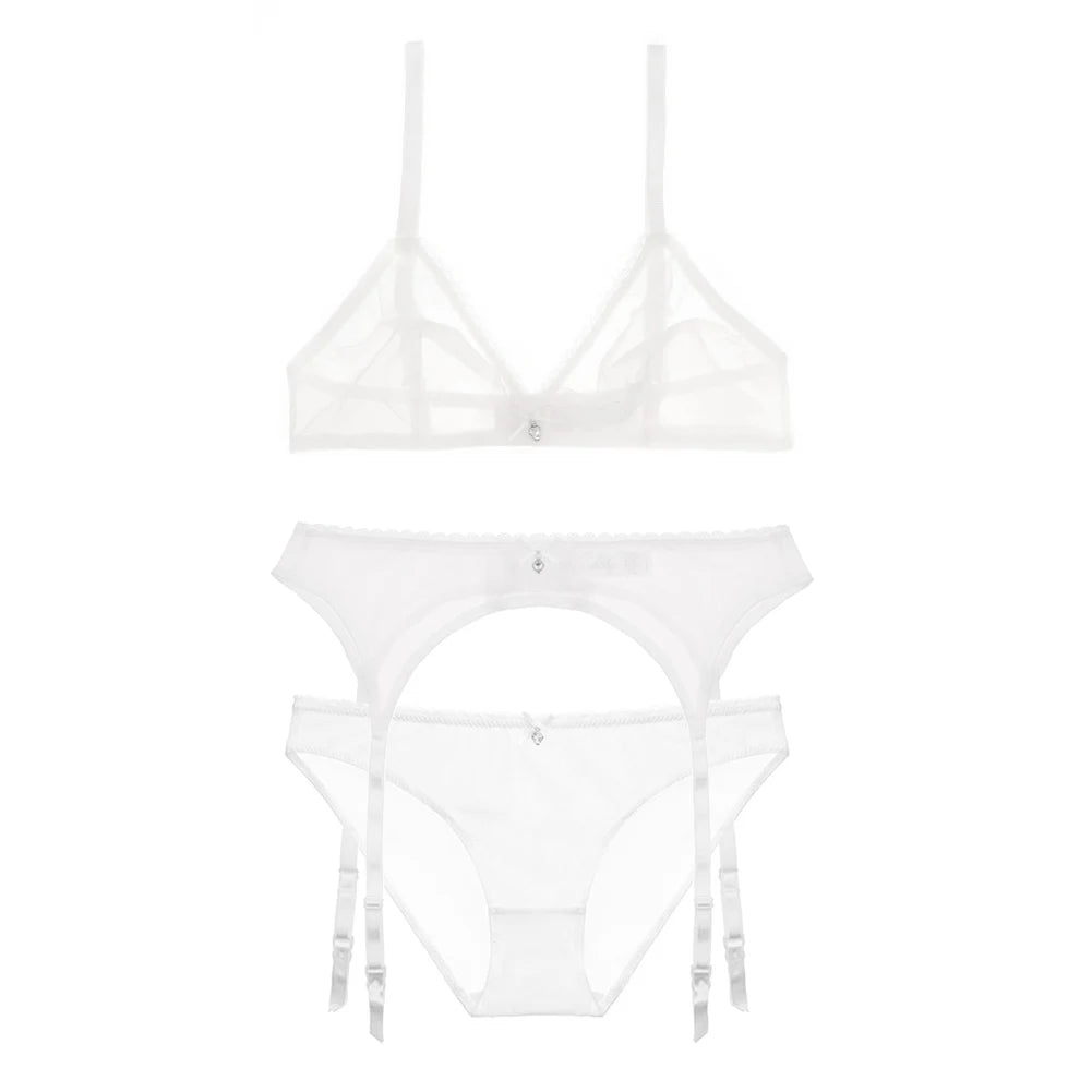 Années 70 Ensemble Soutien - Gorge et Jarretière Rétro - Ma Penderie Vintage