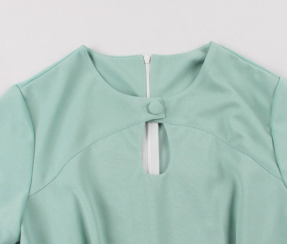 Années 60 Robe Peplum Manches Courtes - Ma Penderie Vintage