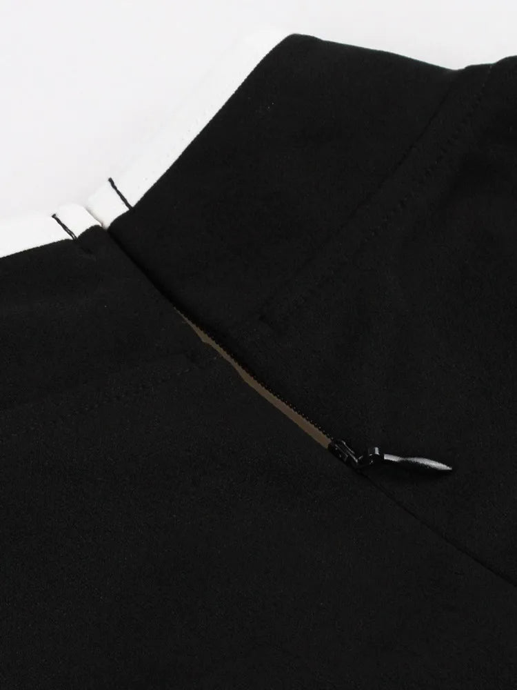 Années 60 Robe Évasée Contrastée Hepburn - Ma Penderie Vintage