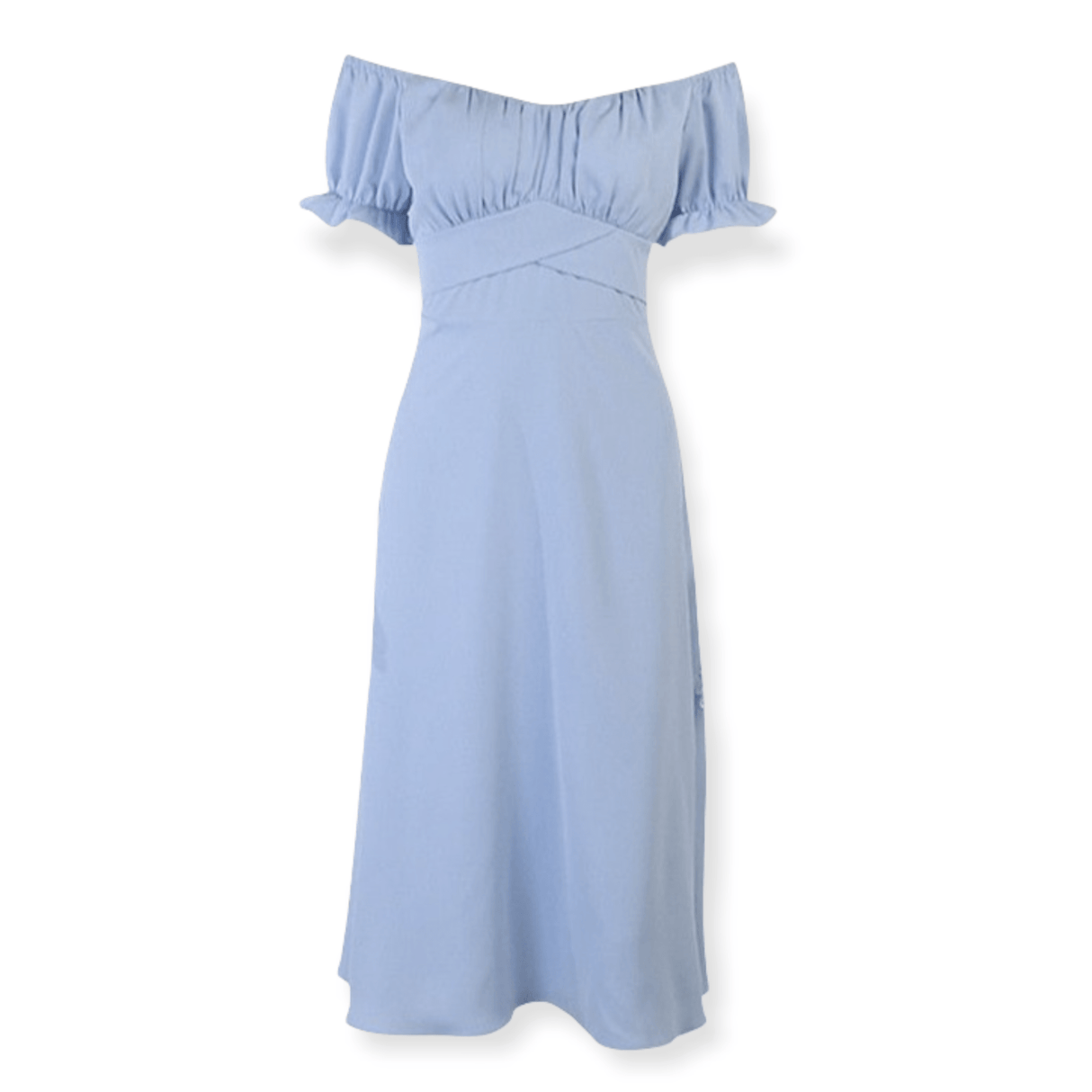 Années 60 Robe Midi Épaules Tombantes Rétro - Ma Penderie Vintage