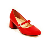 <tc>Años 60</tc> Zapatos Merceditas Retro Charol