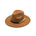 Années 80 Chapeau Vintage Fedora Plume Dorée - Ma Penderie Vintage