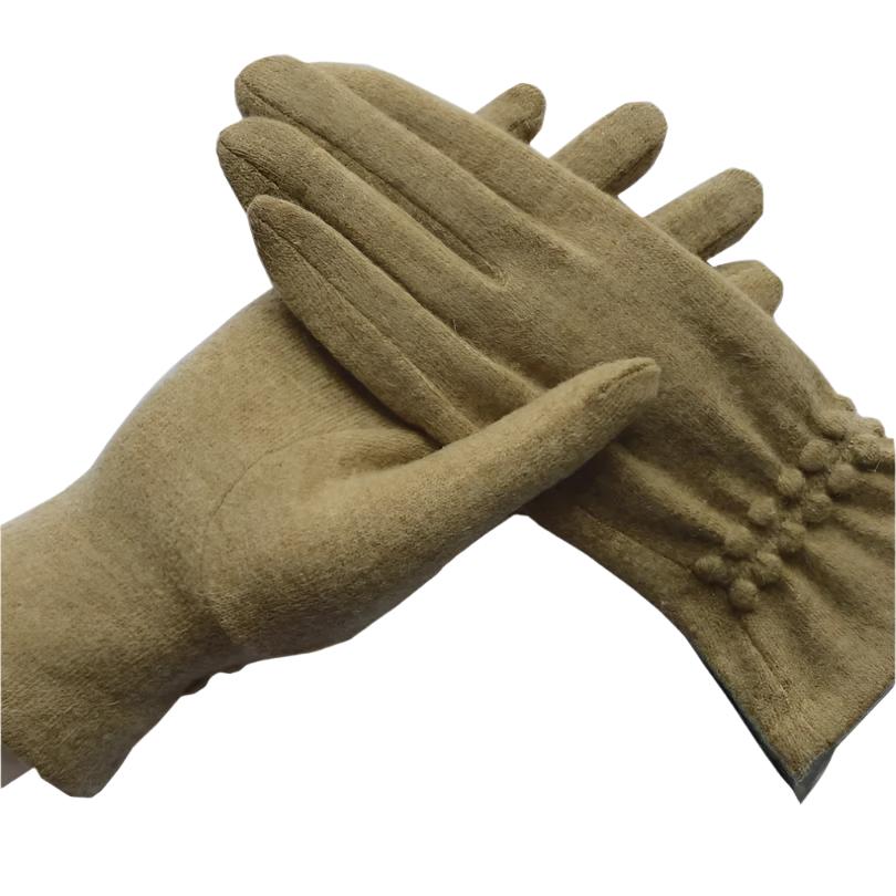 <tc>1950's</tc> Vintage Wool Winter Gloves <tc>Glamour</tc>