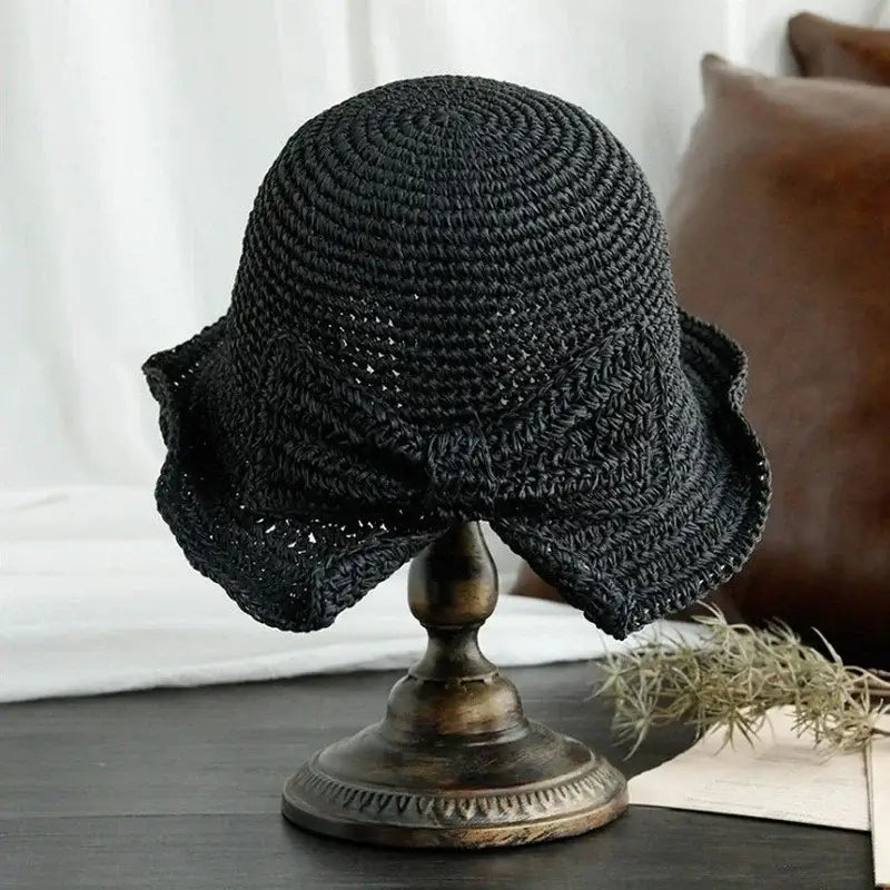 Années 40 Chapeau d'été En Paille Rétro - Ma Penderie Vintage