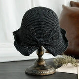 Années 40 Chapeau d'été En Paille Rétro - Ma Penderie Vintage