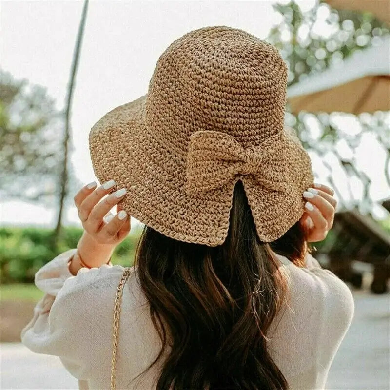 Années 40 Chapeau d'été En Paille Rétro - Ma Penderie Vintage