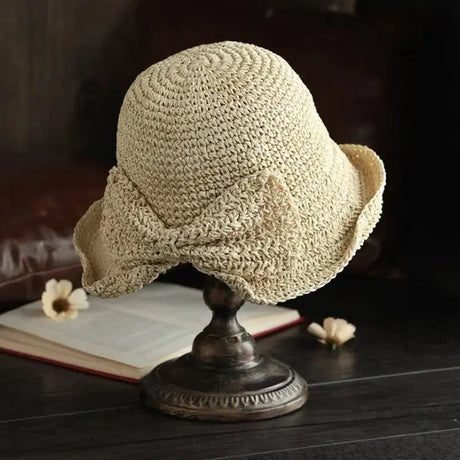 Années 40 Chapeau d'été En Paille Rétro - Ma Penderie Vintage