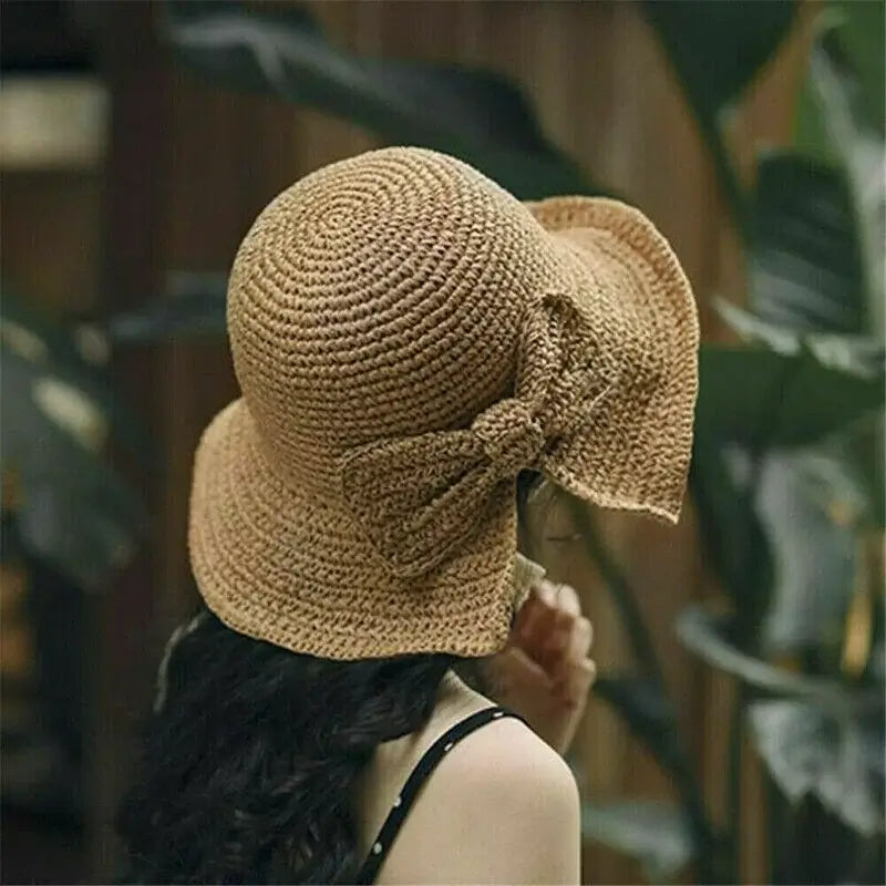 Années 40 Chapeau d'été En Paille Rétro - Ma Penderie Vintage