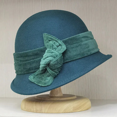 Années 30 Chapeau Melon Hollywood En Laine - Ma Penderie Vintage