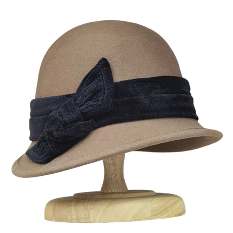 Années 30 Chapeau Melon Hollywood En Laine - Ma Penderie Vintage