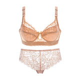 Années 70 Ensemble Lingerie Dentelle Florale Rétro