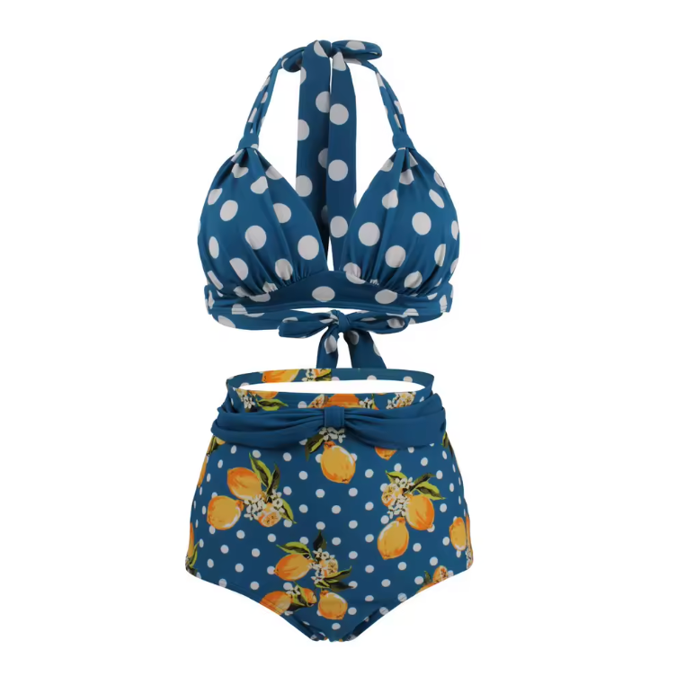 Années 60 Maillot de Bain Rétro Lolita