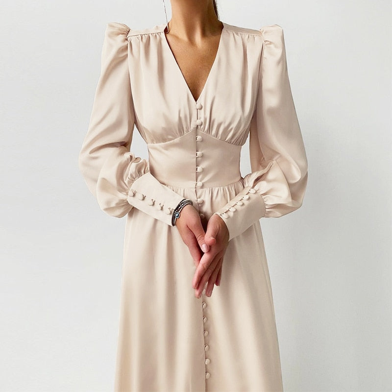 Années 30 Robe Midi Biais Glamour Vintage