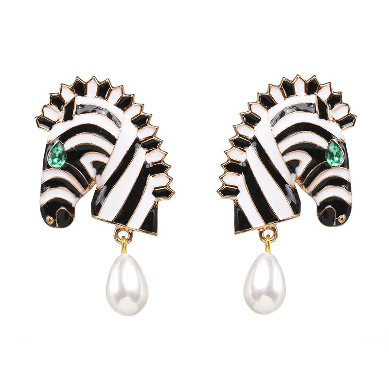 <tc>1970's</tc> Retro Safari Earrings