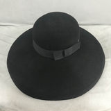 <tc>1960's</tc> Audrey Hepburn Black Wool Hat