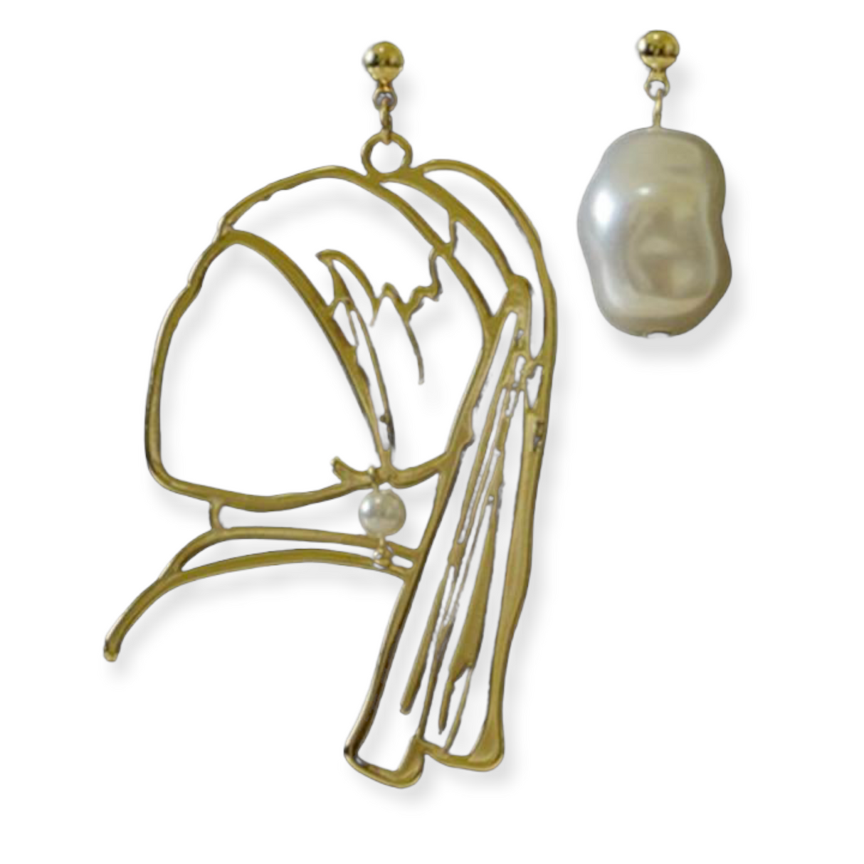 <tc>1940's</tc> The Girl with a Pearl Earring earrings