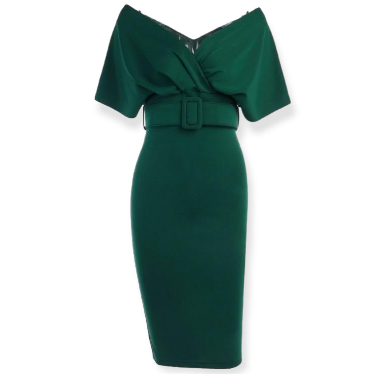 <tc>1950's</tc> Retro Drop Shoulder Sheath Dress