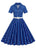 Années 50 Robe Évasée À Pois Rétro Mad Men - Ma Penderie Vintage