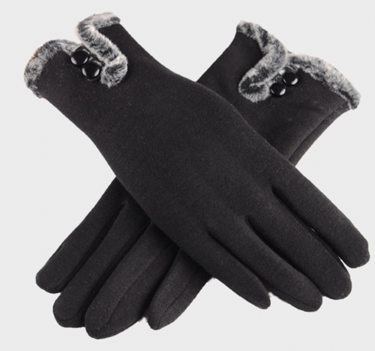 <tc>Años 40</tc> Guantes de piel glamorosos otoño-invierno