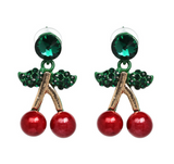 <tc>Años 60</tc> Pendientes retro Joyas de cristal