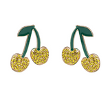 <tc>Años 60</tc> Pendientes retro Joyas de cristal