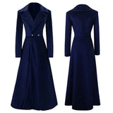 Années 40 Manteau Long Vintage En Velours - Ma Penderie Vintage