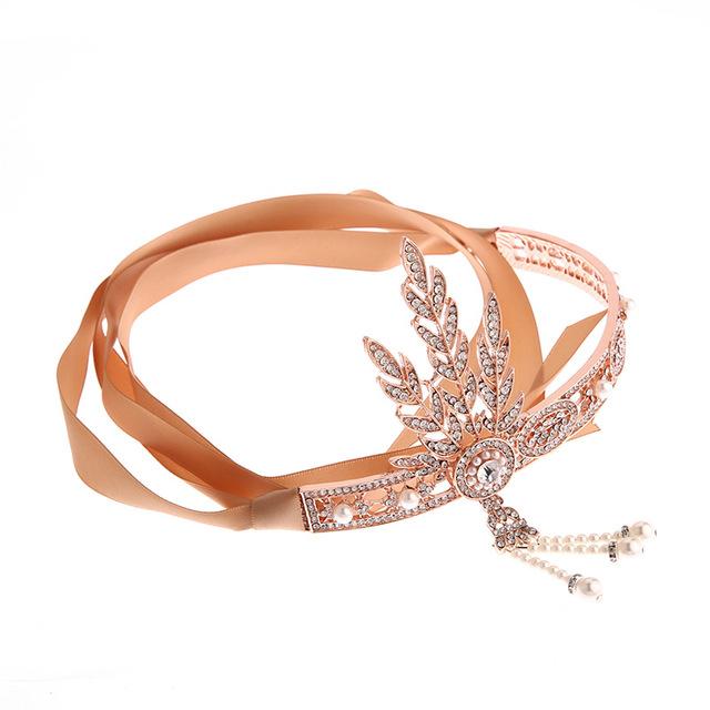 <tc>Años 20</tc> Diadema Art Déco Gatsby