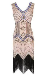 <tc>1920's</tc> Retro Sequin Evening Dress The Great Gatsby