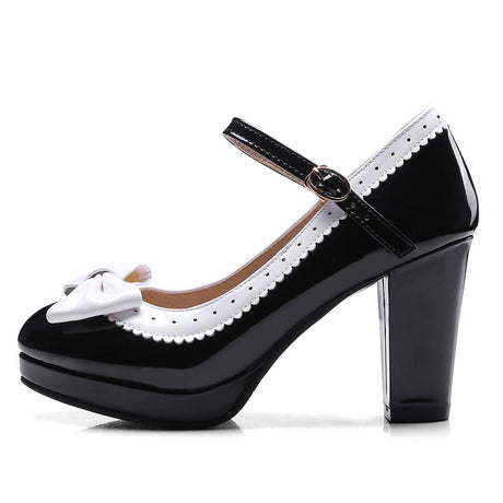 <tc>Años 50</tc> Zapatos de tacón retro <tc>Pin Up</tc>