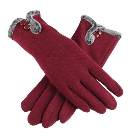 <tc>Años 40</tc> Guantes de piel glamorosos otoño-invierno