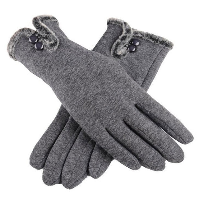 <tc>Años 40</tc> Guantes de piel glamorosos otoño-invierno