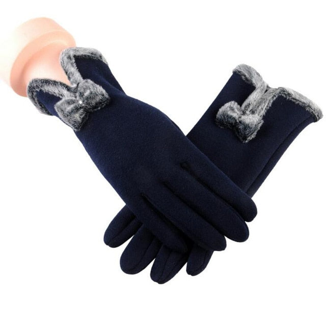 <tc>Años 40</tc> Guantes de piel glamorosos otoño-invierno