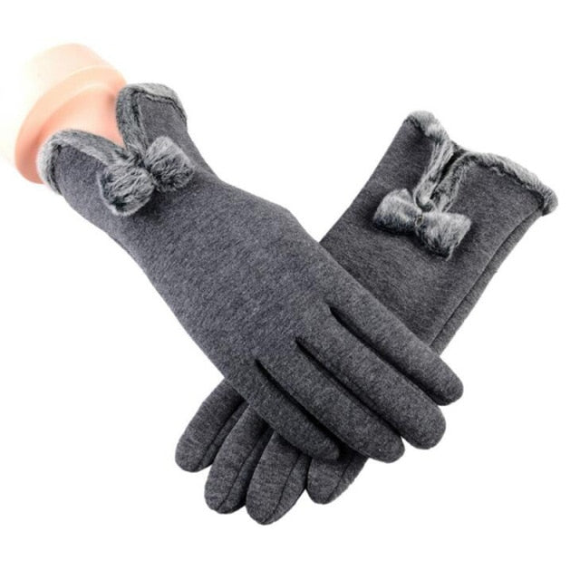 <tc>Años 40</tc> Guantes de piel glamorosos otoño-invierno