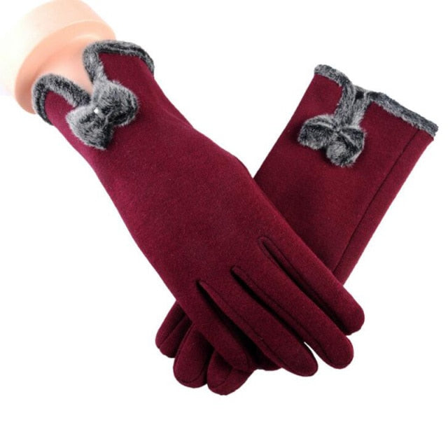 <tc>Años 40</tc> Guantes de piel glamorosos otoño-invierno