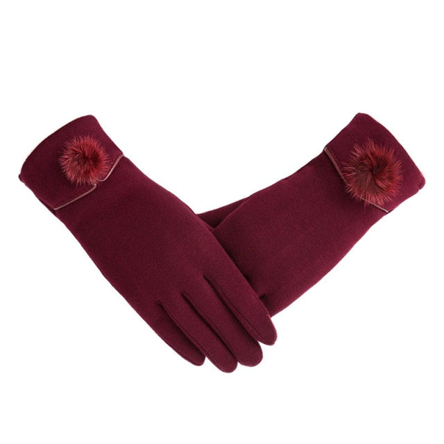 <tc>Años 40</tc> Guantes de piel glamorosos otoño-invierno