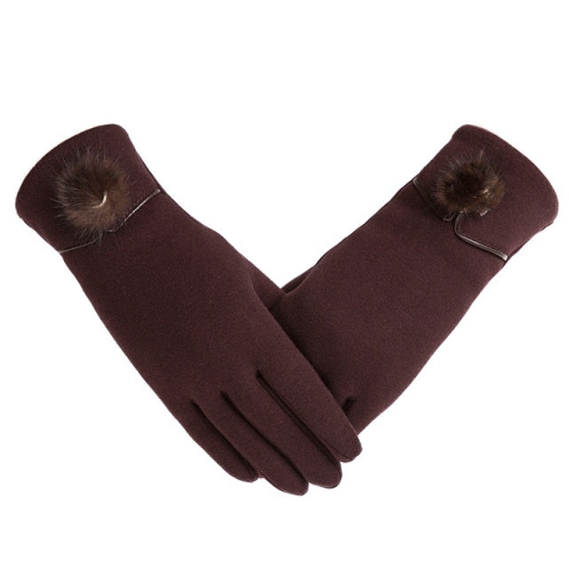 <tc>Años 40</tc> Guantes de piel glamorosos otoño-invierno