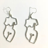 <tc>Años 60</tc> Pendientes cuerpo Picasso