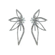 Années 50 Boucles D'oreilles Papillon Strass - Ma Penderie Vintage