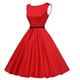 <tc>Años 50</tc> Vestido acampanado <tc>Pin Up</tc> Hepburn