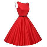 <tc>Años 50</tc> Vestido acampanado <tc>Pin Up</tc> Hepburn