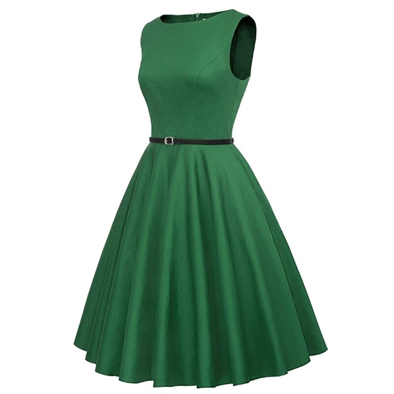 <tc>Años 50</tc> Vestido acampanado <tc>Pin Up</tc> Hepburn