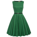 <tc>Años 50</tc> Vestido acampanado <tc>Pin Up</tc> Hepburn