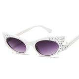 <tc>Años 60</tc> Gafas de sol tipo ojo de gato con tachuelas